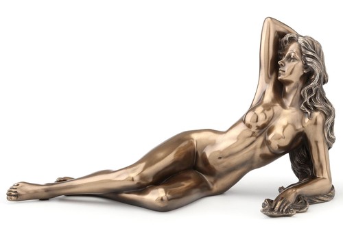 Nude female side lying - female,