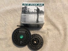 ECO DISC 68 FLY FISHING REEL  7# with spare reel  colour black 7#