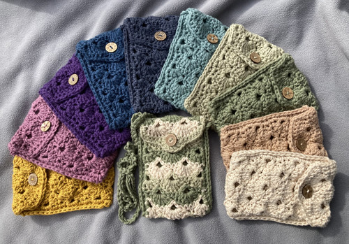 Handmade crochet phone - handmade,