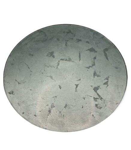 Round glass table - glass,