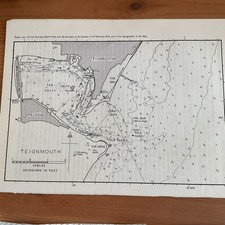 VINTAGE SEA CHART / NAUTICAL
