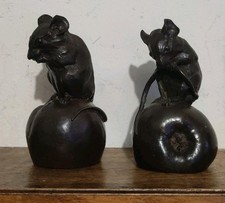 Vintage Mouse Bronz Sculpture