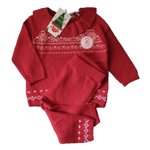 Baby girl knitted outfit 6 - baby,
