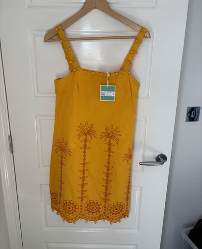 Boden orange embroidered - orange,