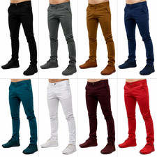 Mens Chino Trousers Slim Fit
