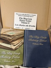 Signed Leather bound carp book