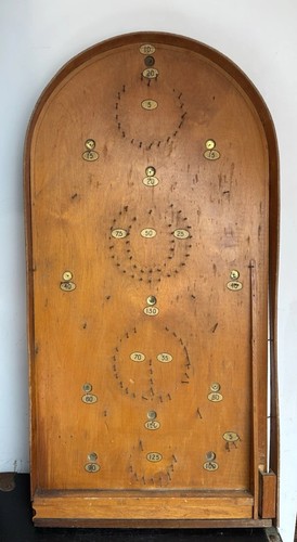Vintage wooden bagatelle game - bagatelle,