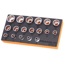 3/8" Drive 12 Point Socket Set 18 Pcs Franklin Tools XF5018