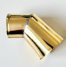 Gramophone speaker brass elbow - brass,