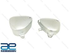 Fits For BSA A7 A10 Motorcycle Silver Toolbox & Oil Tank Pair S2u