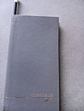 CONCORDE NOTEBOOK AND PENCIL