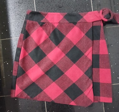Red and black - skirt, from