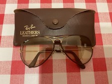 VINTAGE RAY BAN LEATHER