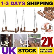 2x Bird Swing Parrot Perch