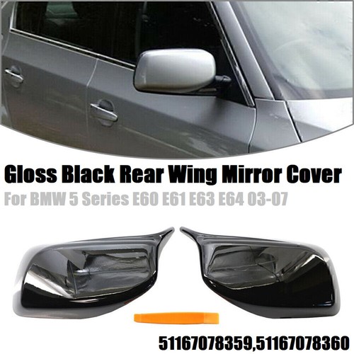 Gloss black rear wing mirror - gloss,