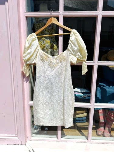 Vintage 80s cream - 80s, lace