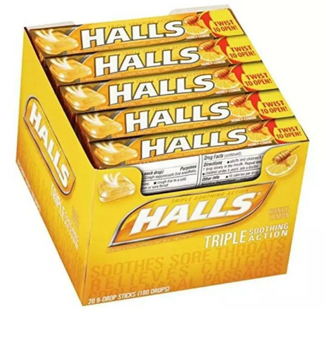Halls honey lemon - 20,