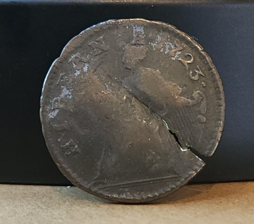 1723 hibernia farthing - hibernia,