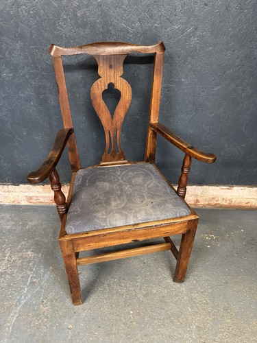 Antique armchair oak - antique,