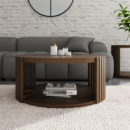 Zadie coffee table - table, walnut