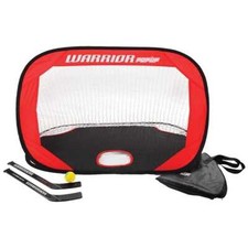 Warrior Pop Up Goal Mini Set Sticks Goal & Ball Ice Inline Hockey Roller Street