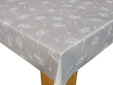 OVAL Wipe Clean Tablecloth PVC