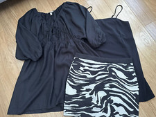 H&M Ladies Clothes Dress and Skirts Bundle Black Classic