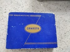 Vintage Waddingtons Canasta Card Game - Complete & Decent Condition
