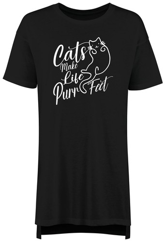 Funny cats nightie womens - cats,
