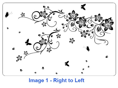 Vine flowers sticker and - sticker,