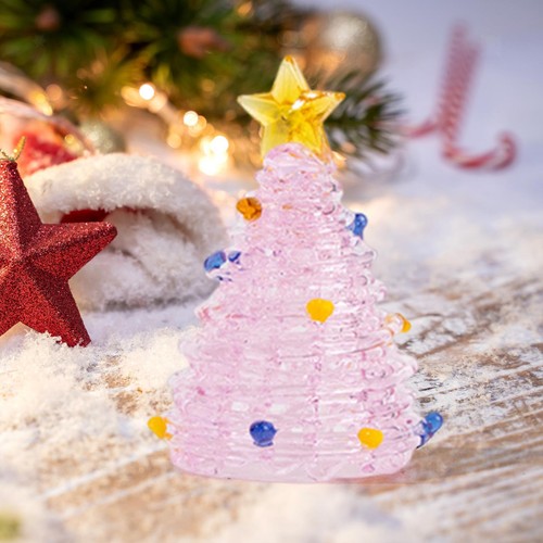 Glass christmas tree - christmas,