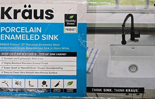 Kraus pintura undermount - kraus, 21"