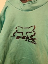 med/ large green hoodie fox racing new no defects unused
