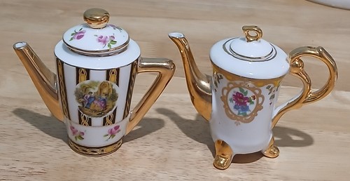 Miniature teapots ornament - teapots,