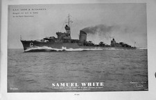 Antique Old Print 1936-54 Samuel White Shipbuilders Smith Wellstood Stove 20th