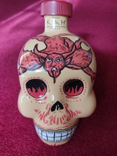KAH Handcrafted Skull Tequila Reposado 70cl **Empty** Bottle