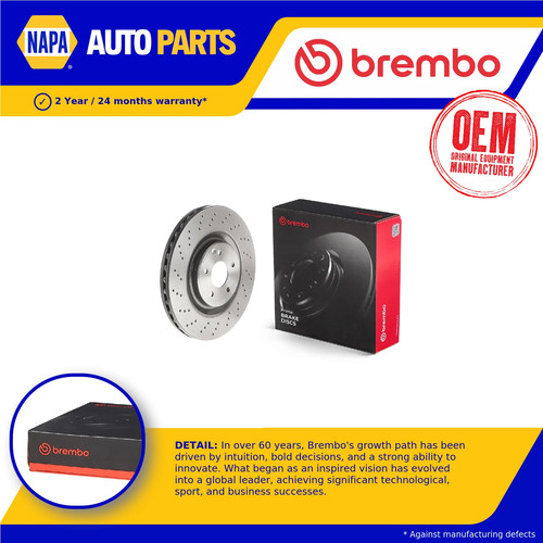 Brake discs pair vented - 2x,