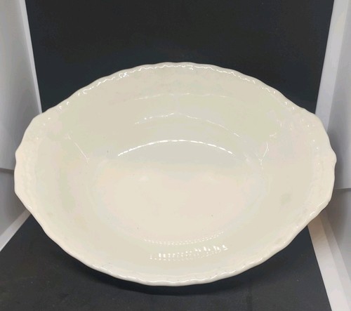 Vintage creampetal oval - x2,