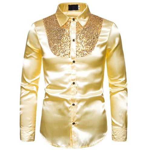 Mens sequin shirt party - mens,