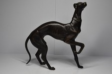 Vintage bronze whippet - bronze,