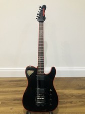 1985 Washburn Tour 24 Vibrato BBR Japan Black/Red – Rare Matsumoku MIJ