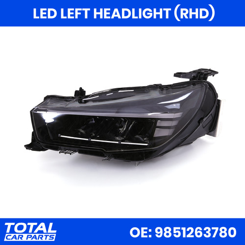 Led left headlight head - headlight, lamp
