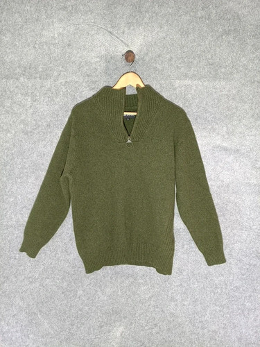 Barbour 100 wool quarter zip - barbour,