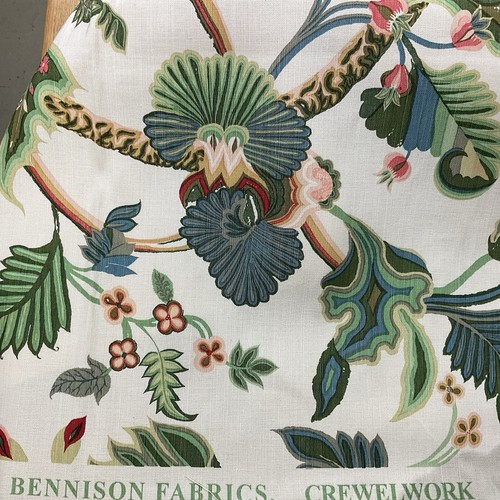 Bennison crewelwork upholstery - bennison,