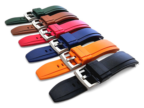 Fkm rubber watch strap - fkm,