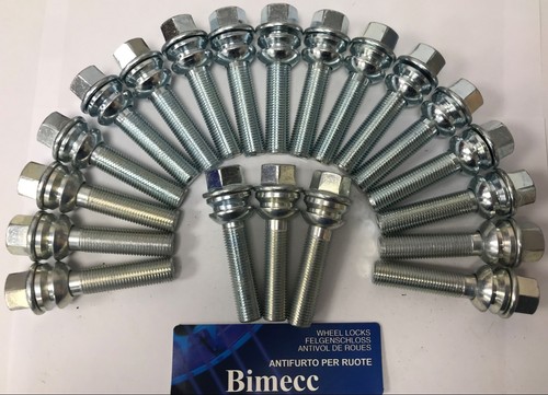 Alloy wheel bolts m14x1 5 - wheel,