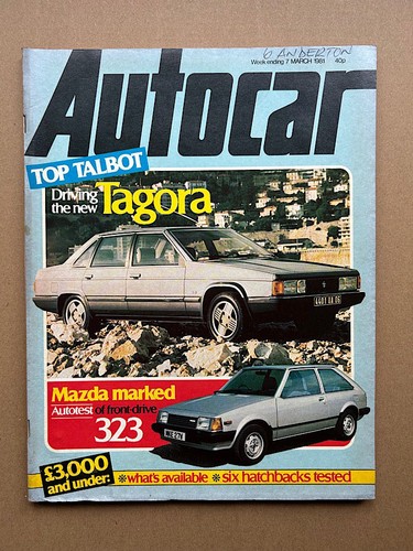Talbot tagora autocar - talbot,