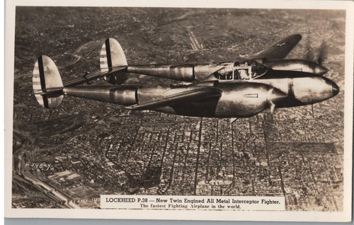 Wwii lockheed fighter - lockheed, p-38