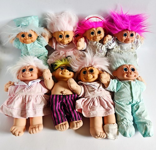 Vintage russ troll soft body - troll,