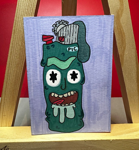 Aceo original rick - aceo, and